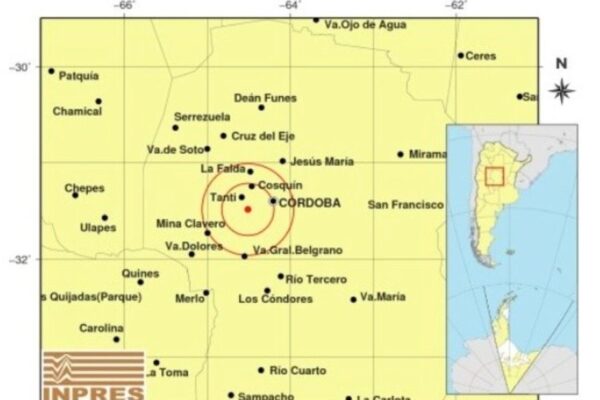 TEMBLOR EN CÓRDOBA