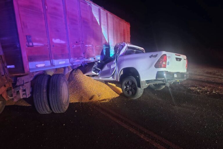 ACCIDENTE FATAL ENTRE COLONIA ALMADA Y VILLA ASCASUBI